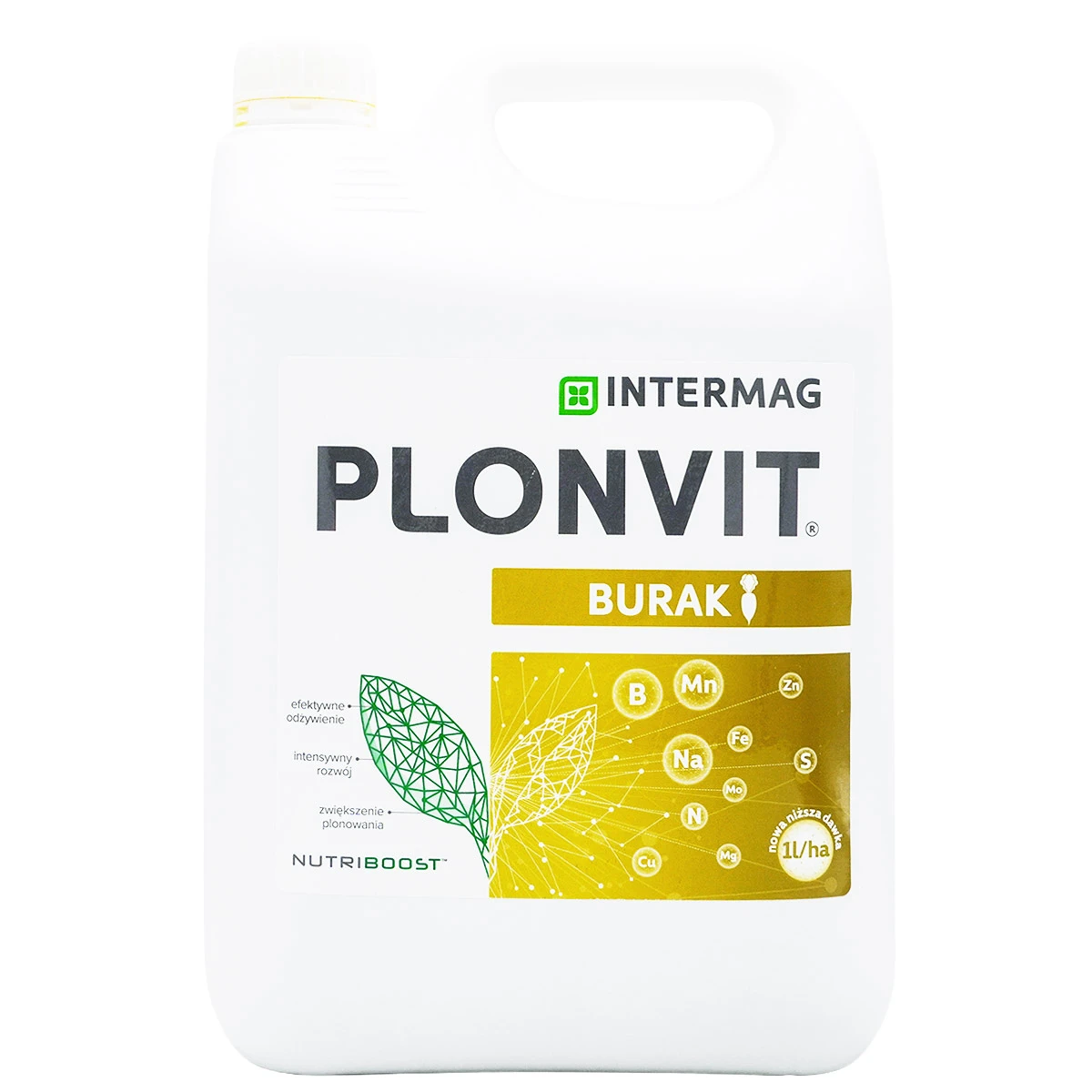 Plonvit Burak nawóz dolistny 5 l Nutriboost Intermag