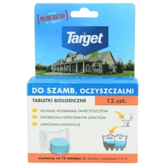 Tabletki do Szamb Oczyszczalni 12 szt Target