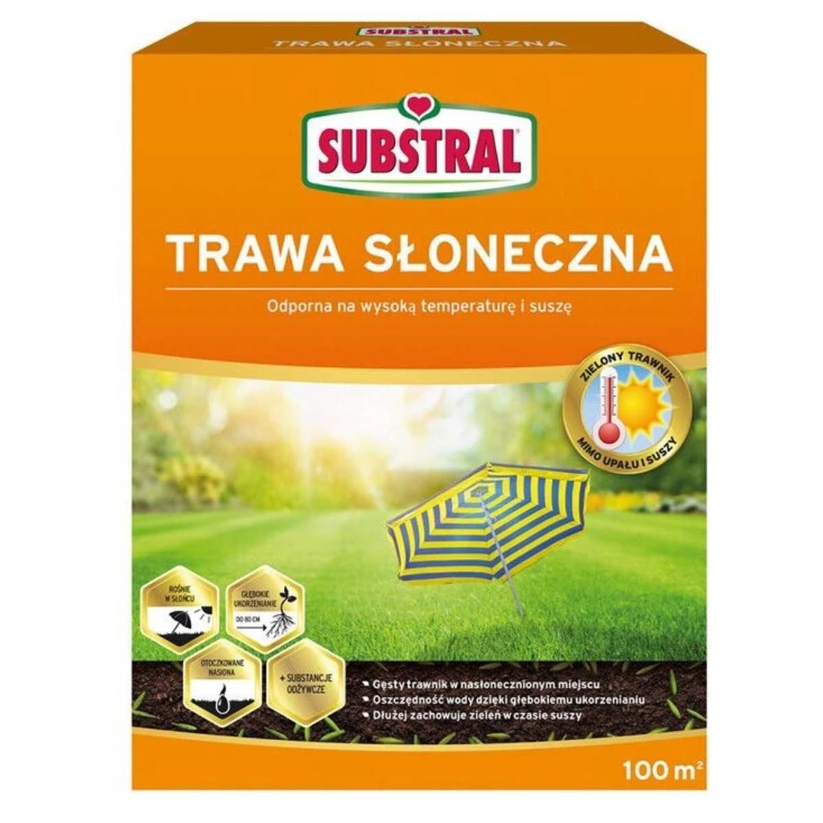 Trawa Słoneczna na Nasłonecznione Miejsca 2,25 kg Substral