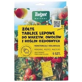 Żółte tablice lepowe Target  5 sztuk (duże)