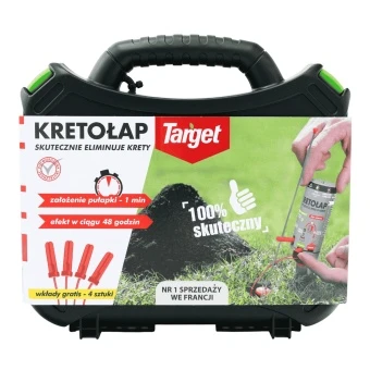 Target Kretołap Zestaw do Zwalczania Kretów w Walizce