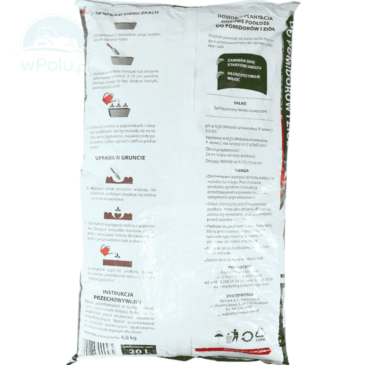 TARGET PODŁOŻE POMIDORY I ZIOŁA 20L