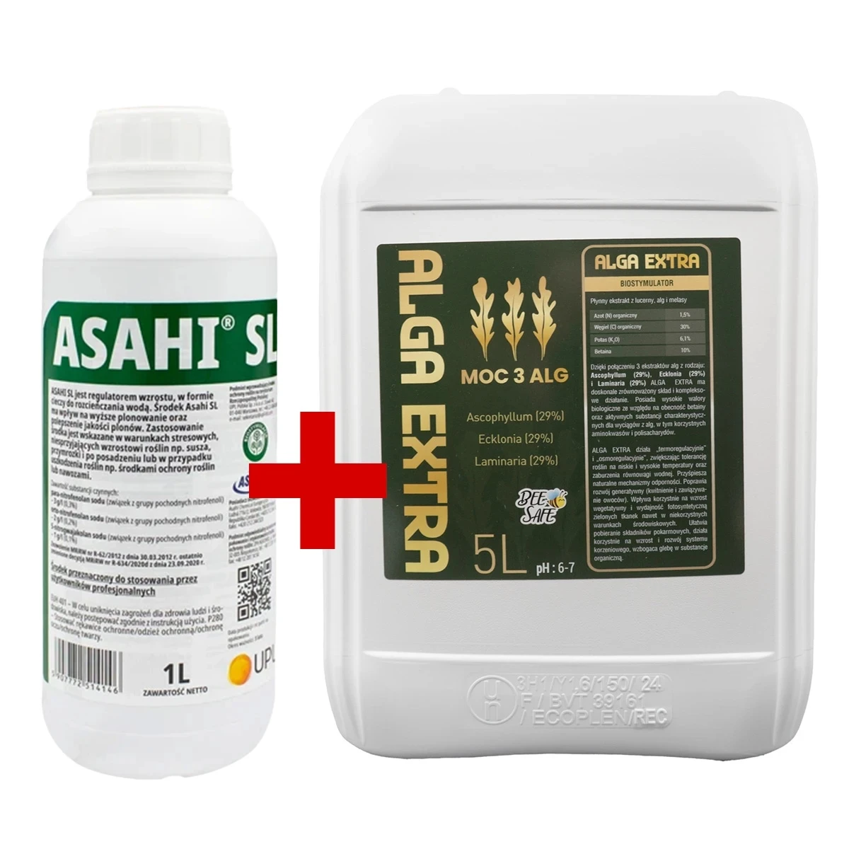 Pakiet Asahi 1 L + Alga Extra 5 L  