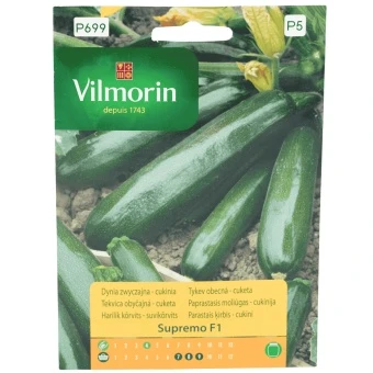 Dynia Zwyczajna Supremo F1 8Z GC P4/Cukinia Vilmorin 