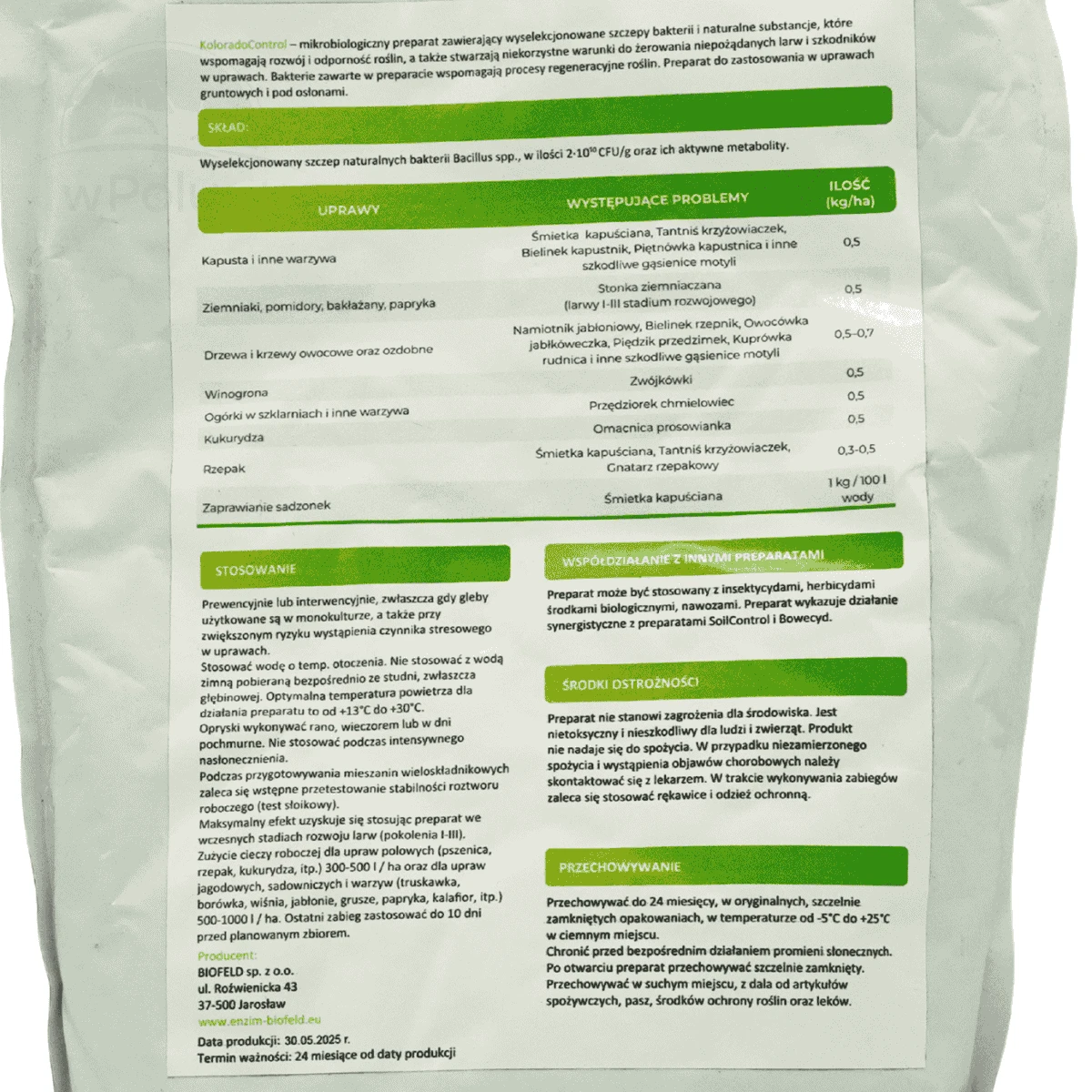 KOLORADOCONTROL 1KG preparat mikrobiologiczny