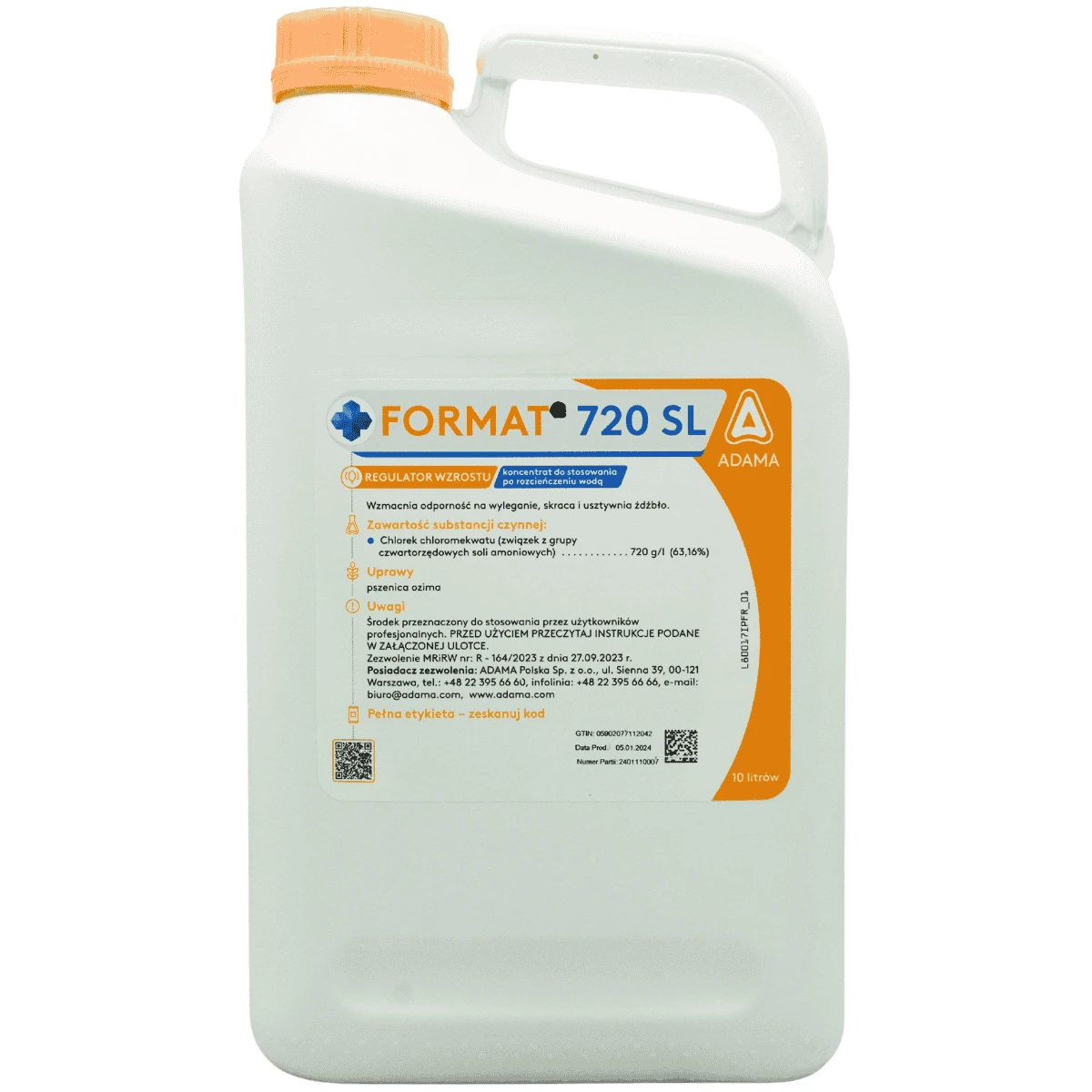 Format 720SL Regulator Wzrostu 10 L Adama