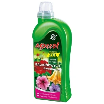Mineral Żel Nawóz do Roślin Balkonowych 1 L Agrecol