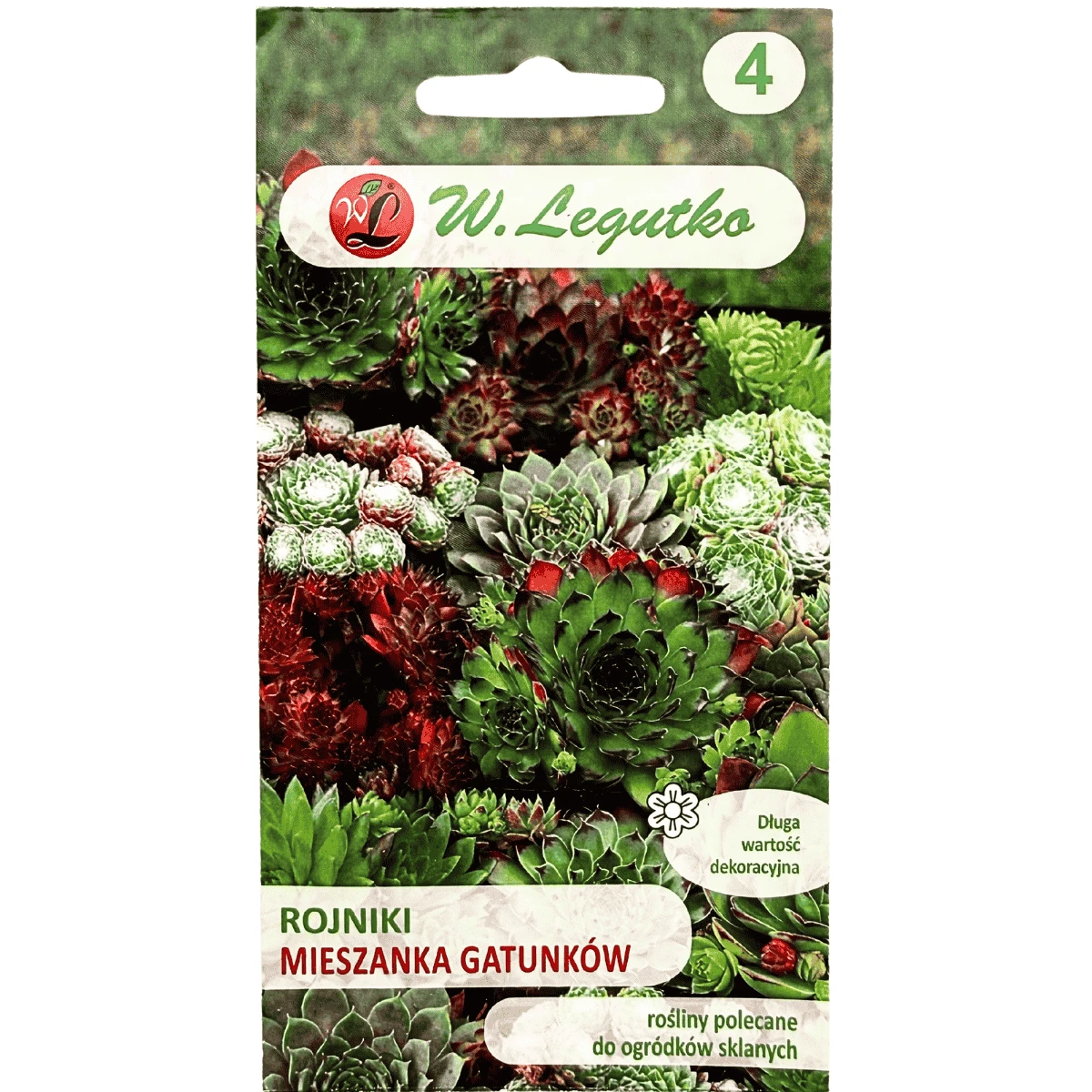 Rojniki Mieszanka Gatunków do Ogródków Skalnych Nasionka  0,02 g Legutko