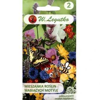 Mieszanka Kwiatów Wabiąca Motyle Nasionka 1 g Legutko 