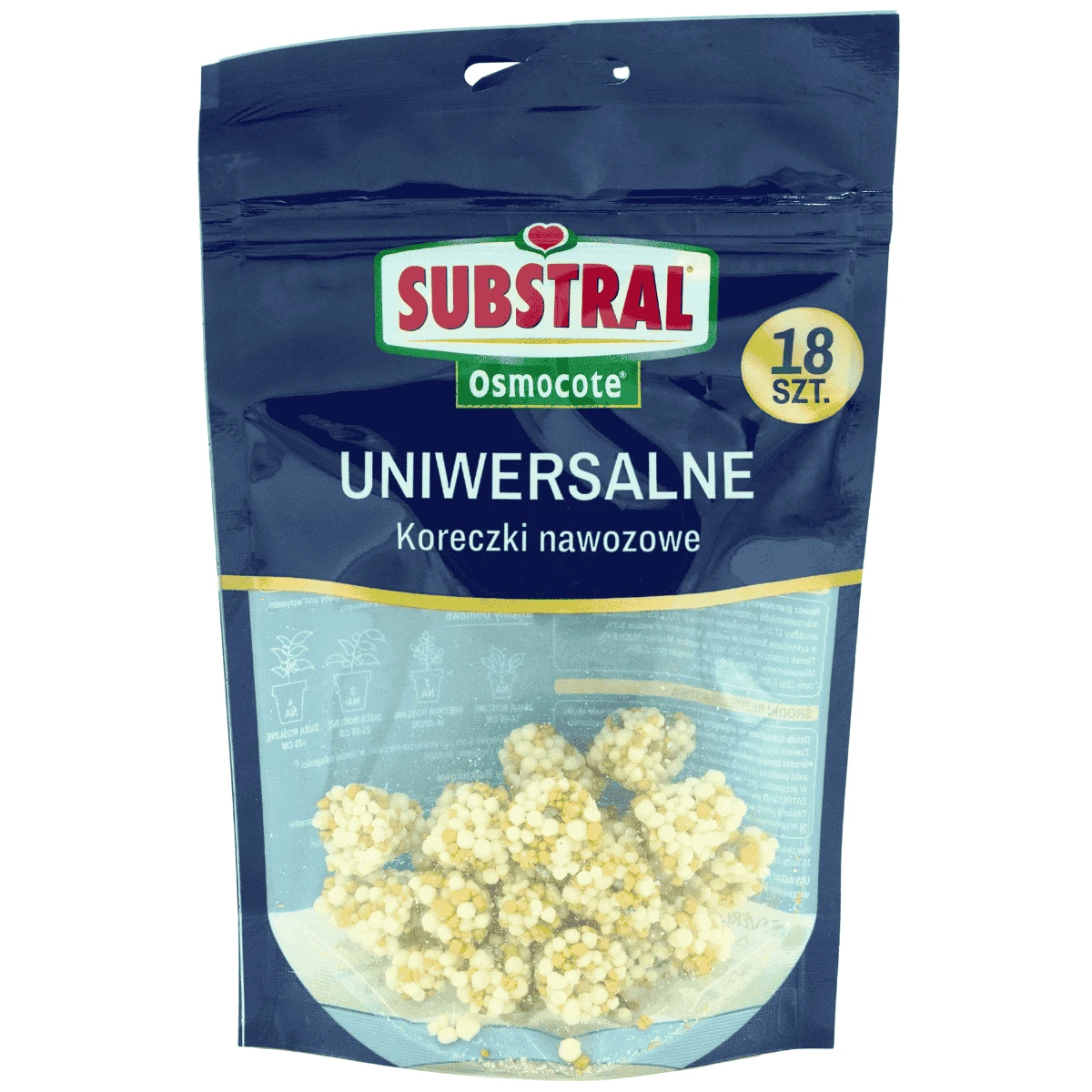 Nawóz Osmocote 2 w 1 Uniwersalne Koreczki do Roślin Balkonowych i Domowych 18 szt 