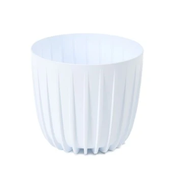 Osłonka Niska MIRA 240 24x21 cm Biała Lamela