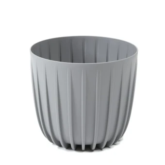 Osłonka Niska MIRA 240  24x21 cm Szara Lamela