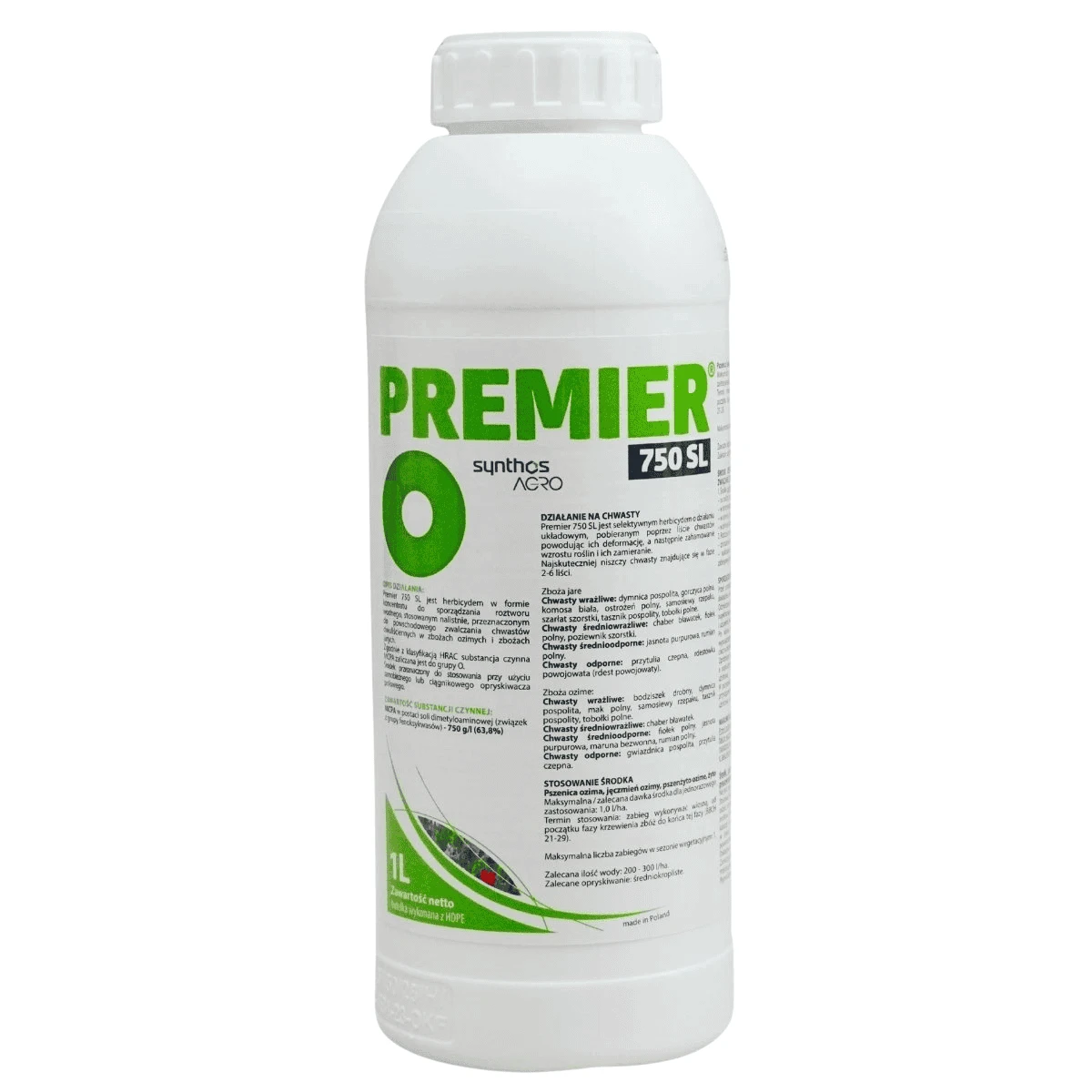 Premier 750 SL 1 L Zwalcza Chwasty w Zbożach 