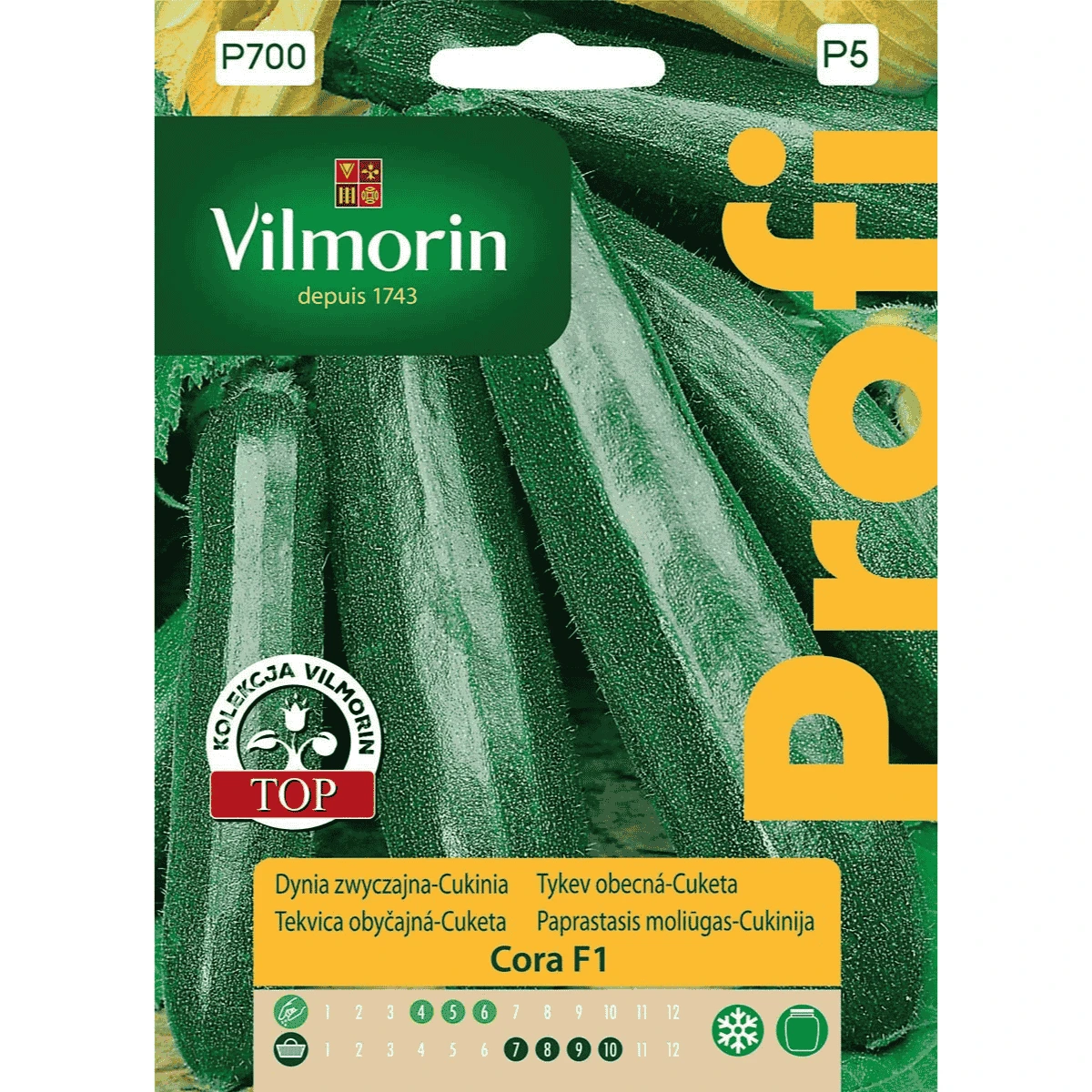 Dynia Zwyczajna - Cukinia Cora F1 Nasiona 2 g