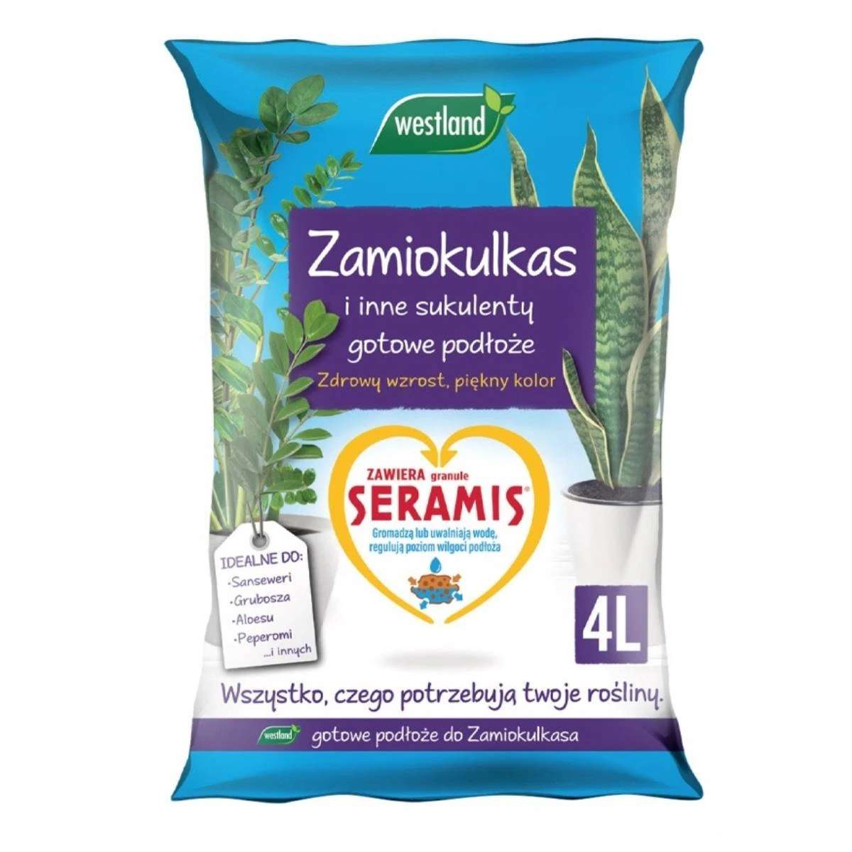 Podłoże do Zamiokulkasa 4 L Westland